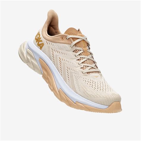 hoka shoes beige